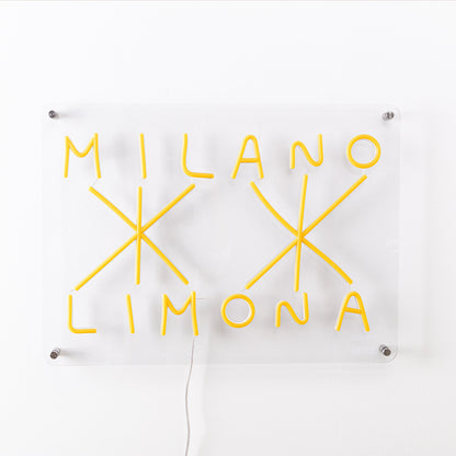 Enseigne lumineuse Milano Limona de Nico Vascellari - Seletti-vue 2-The Woods Gallery