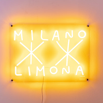 Enseigne lumineuse Milano Limona de Nico Vascellari - Seletti-vue 1-The Woods Gallery