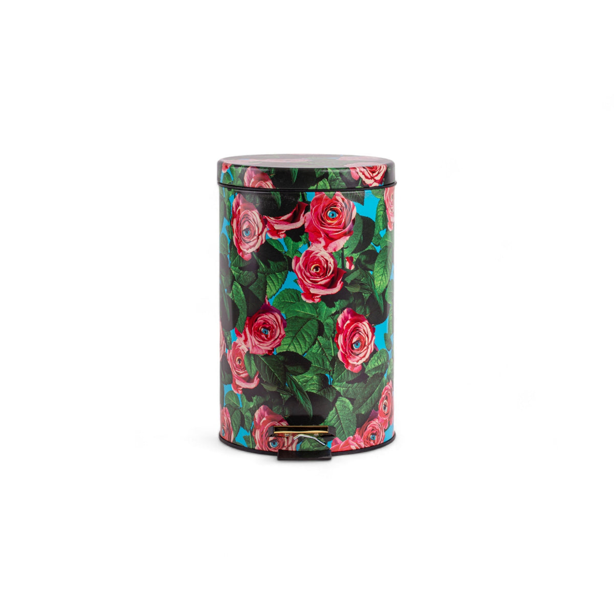 Poubelle Roses 12 L de ToiletPaper - Seletti-vue 1-The Woods Gallery