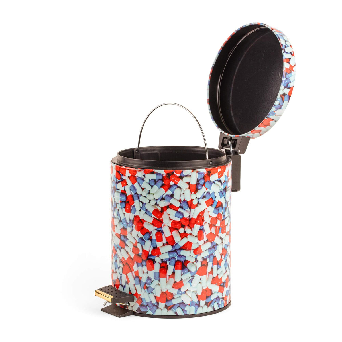Poubelle Pills 5 L de ToiletPaper - Seletti-vue 6-The Woods Gallery