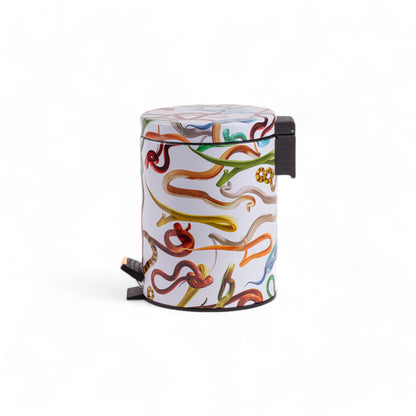 Poubelle Snakes 5 L de ToiletPaper - Seletti-vue 4-The Woods Gallery