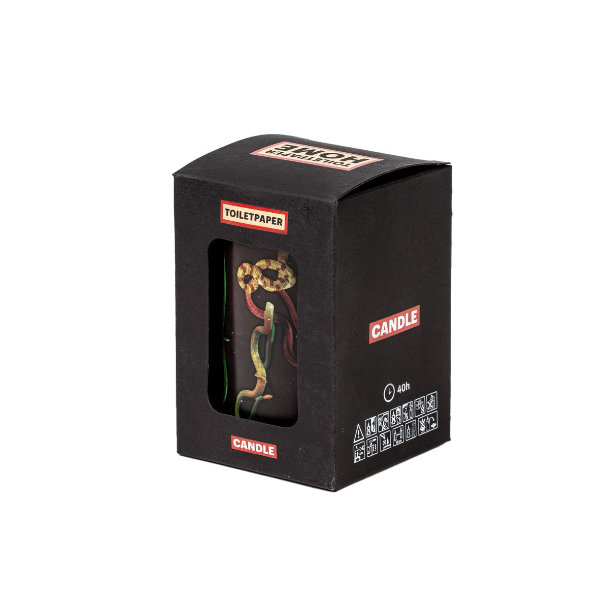 Grande bougie Snakes Black de ToiletPaper - Seletti-vue 3-The Woods Gallery