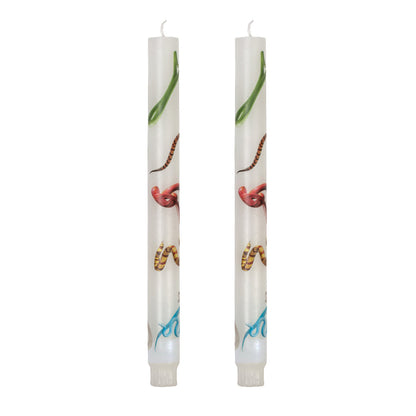 Bougies bâton Snakes White par deux de ToiletPaper - Seletti-vue 1-The Woods Gallery