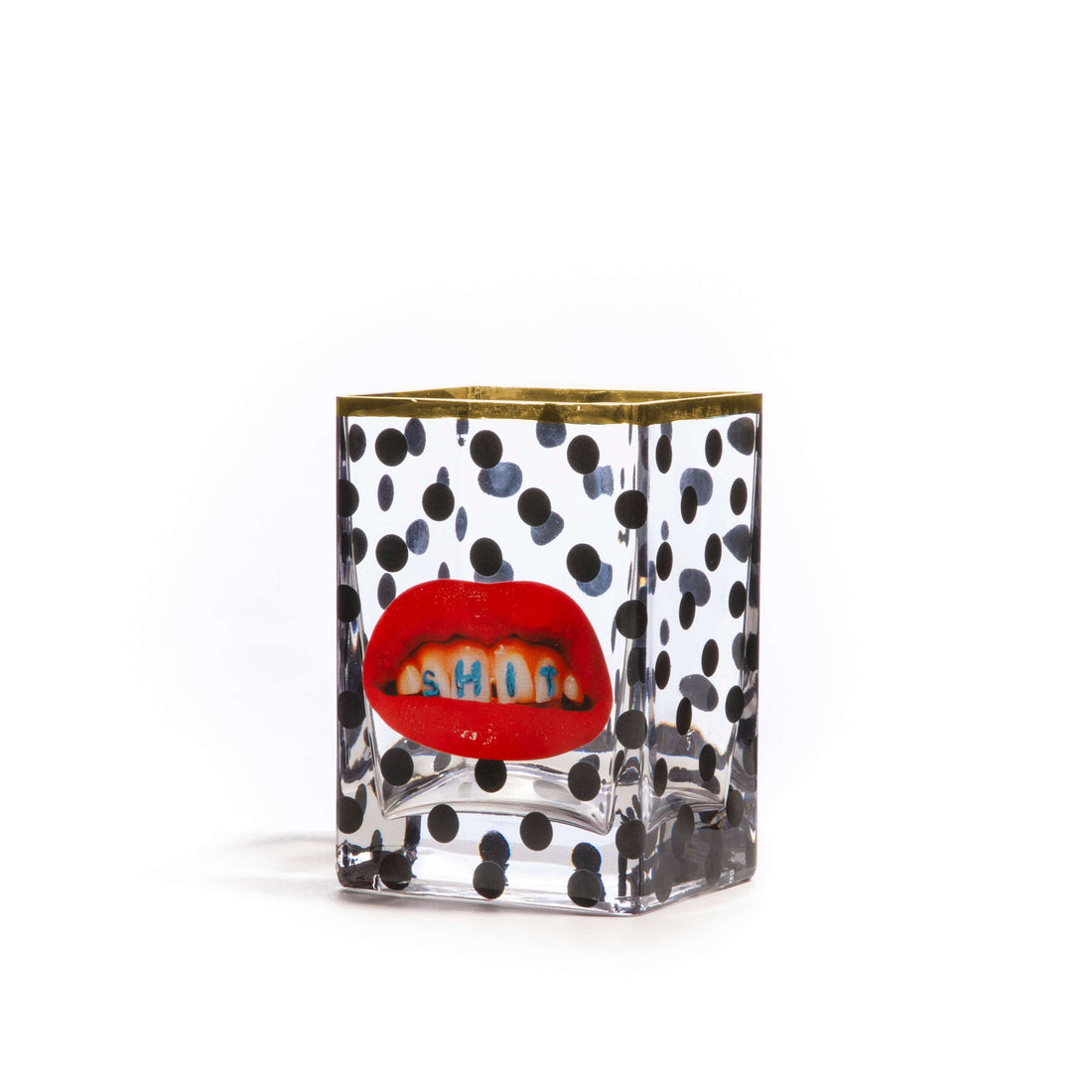 Vase Shit Pois 10 x 8 x h. 14 cm de ToiletPaper - Seletti-vue 2-The Woods Gallery