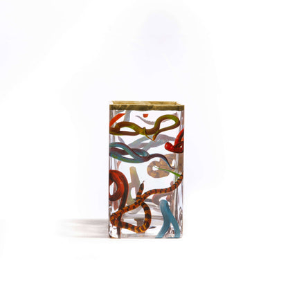 Vase Snakes 10 x 8 x h. 14 cm de ToiletPaper - Seletti-vue 4-The Woods Gallery