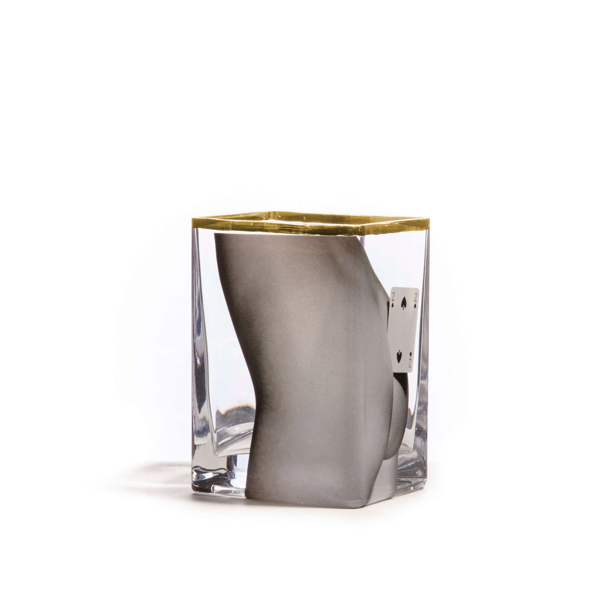 Vase Two of Spades 10 x 8 x h. 14 cm de ToiletPaper - Seletti-vue 5-The Woods Gallery