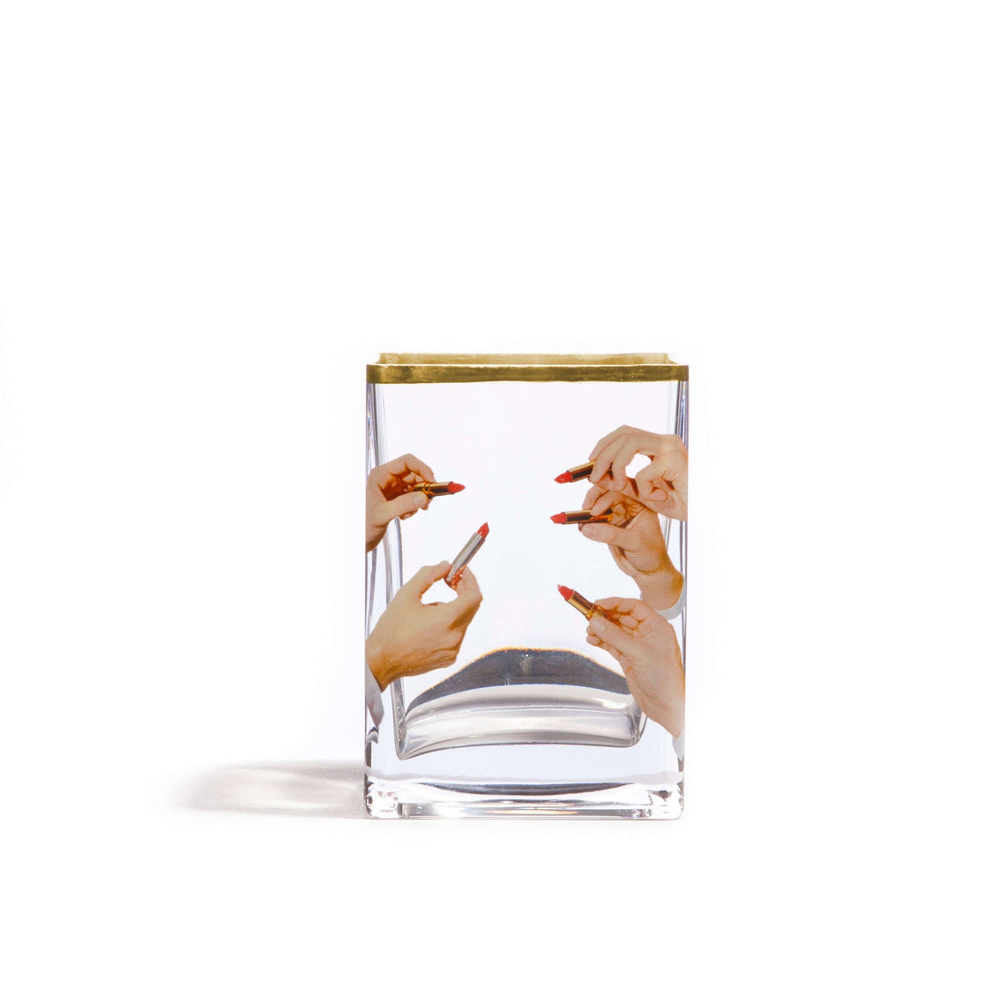 Vase Lipsticks 10 x 8 x h. 14 cm de ToiletPaper - Seletti-vue 1-The Woods Gallery