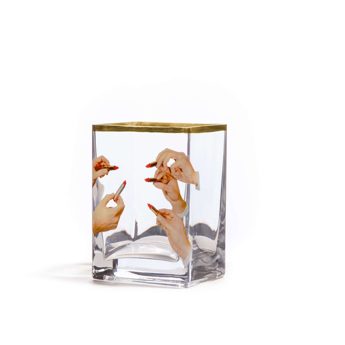 Vase Lipsticks 10 x 8 x h. 14 cm de ToiletPaper - Seletti-vue 2-The Woods Gallery