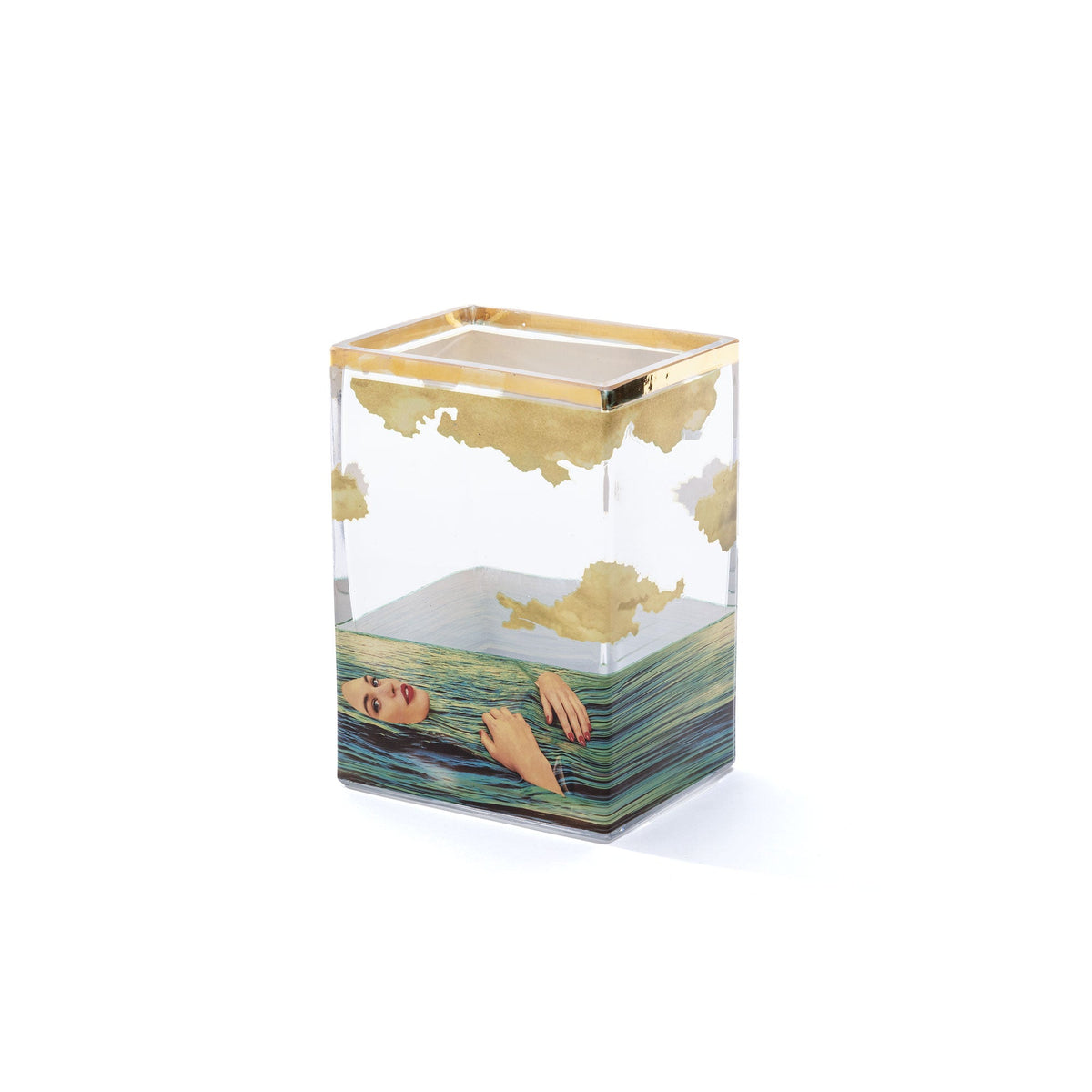 Vase Sea Girl 10 x 8 x h. 14 cm de ToiletPaper - Seletti-vue 4-The Woods Gallery