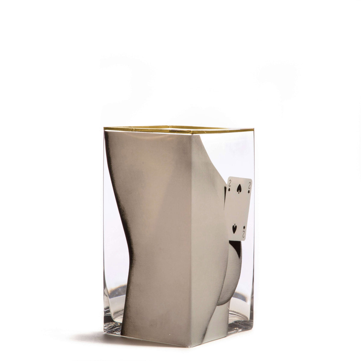 Vase Two of Spades 15 x 15 x h. 30 cm de ToiletPaper - Seletti-vue 2-The Woods Gallery