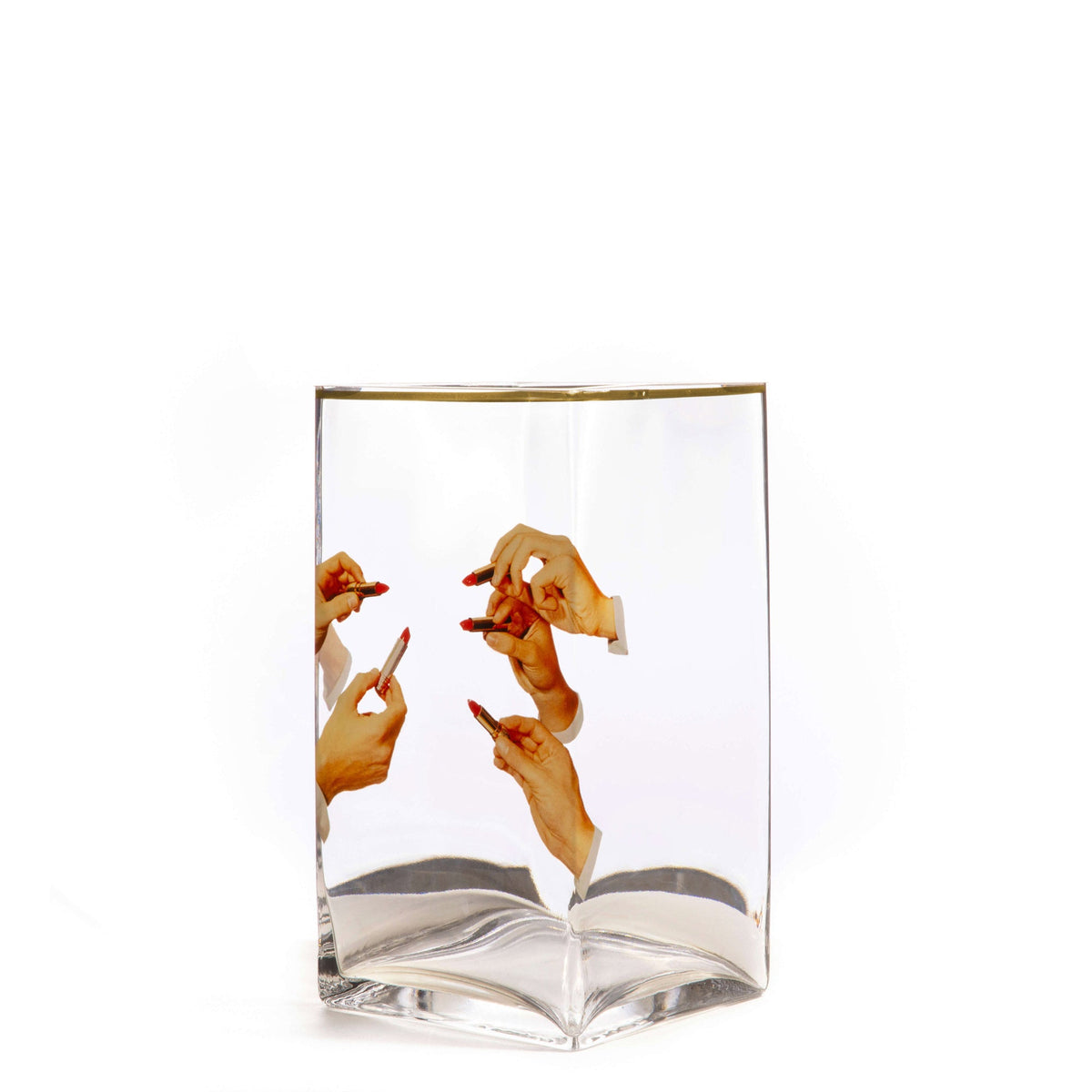 Vase Lipsticks 15 x 15 x h. 30 cm de ToiletPaper - Seletti-vue 3-The Woods Gallery