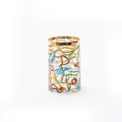 Vase Snakes ø 9 x h. 14 cm de ToiletPaper - Seletti-vue 3-The Woods Gallery