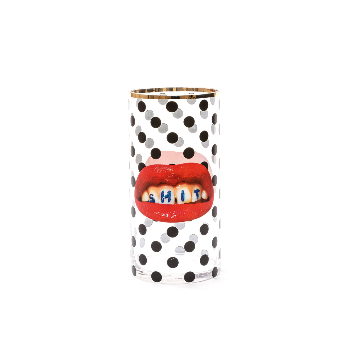 Vase Shit Pois ø 15 x h. 30 cm de ToiletPaper - Seletti-vue 1-The Woods Gallery