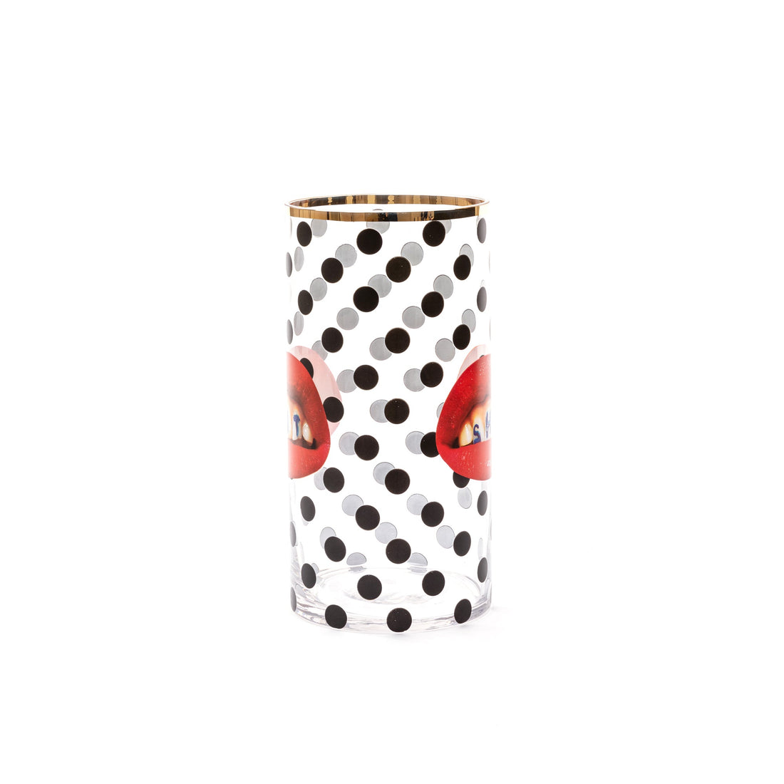 Vase Shit Pois ø 15 x h. 30 cm de ToiletPaper - Seletti-vue 2-The Woods Gallery