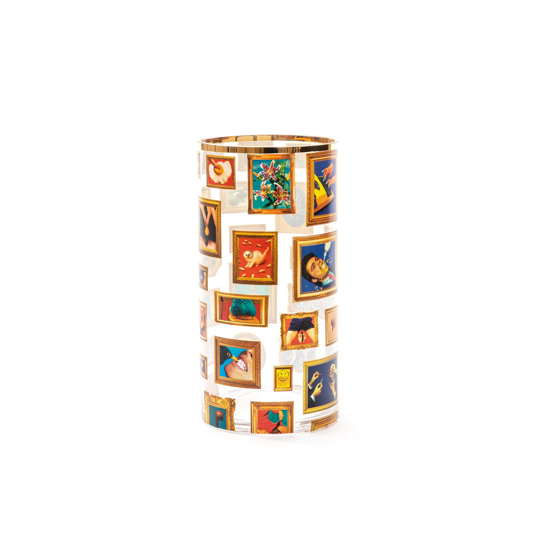 Vase Frames ø 15 x h. 30 cm de ToiletPaper - Seletti-vue 2-The Woods Gallery