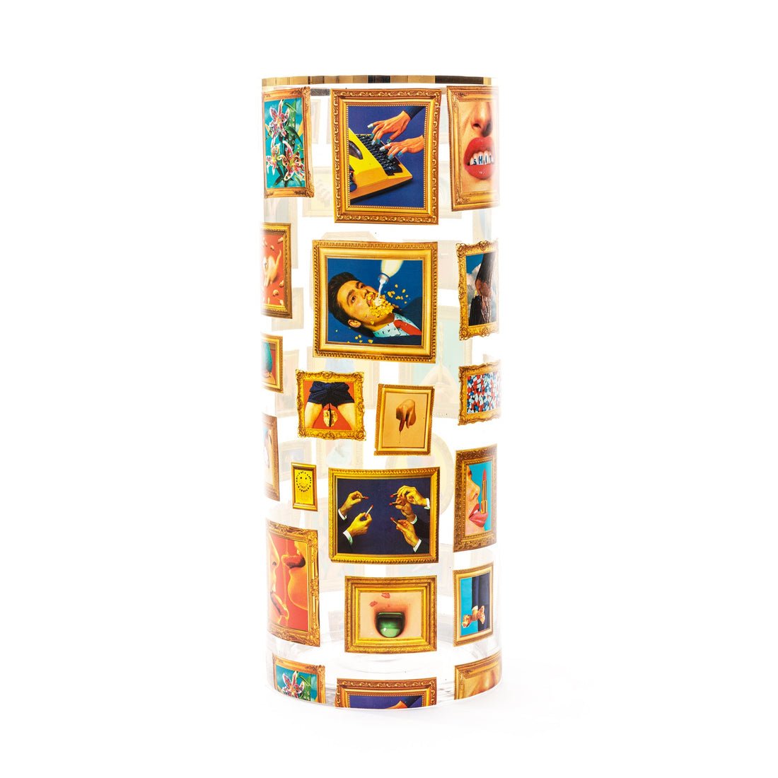 Vase Frames ø 20 x h. 50 cm de ToiletPaper - Seletti-vue 1-The Woods Gallery