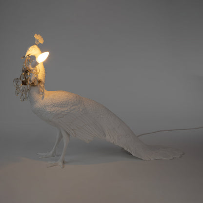 Lampe paon Peacock de Marcantonio - Seletti-vue 2-The Woods Gallery