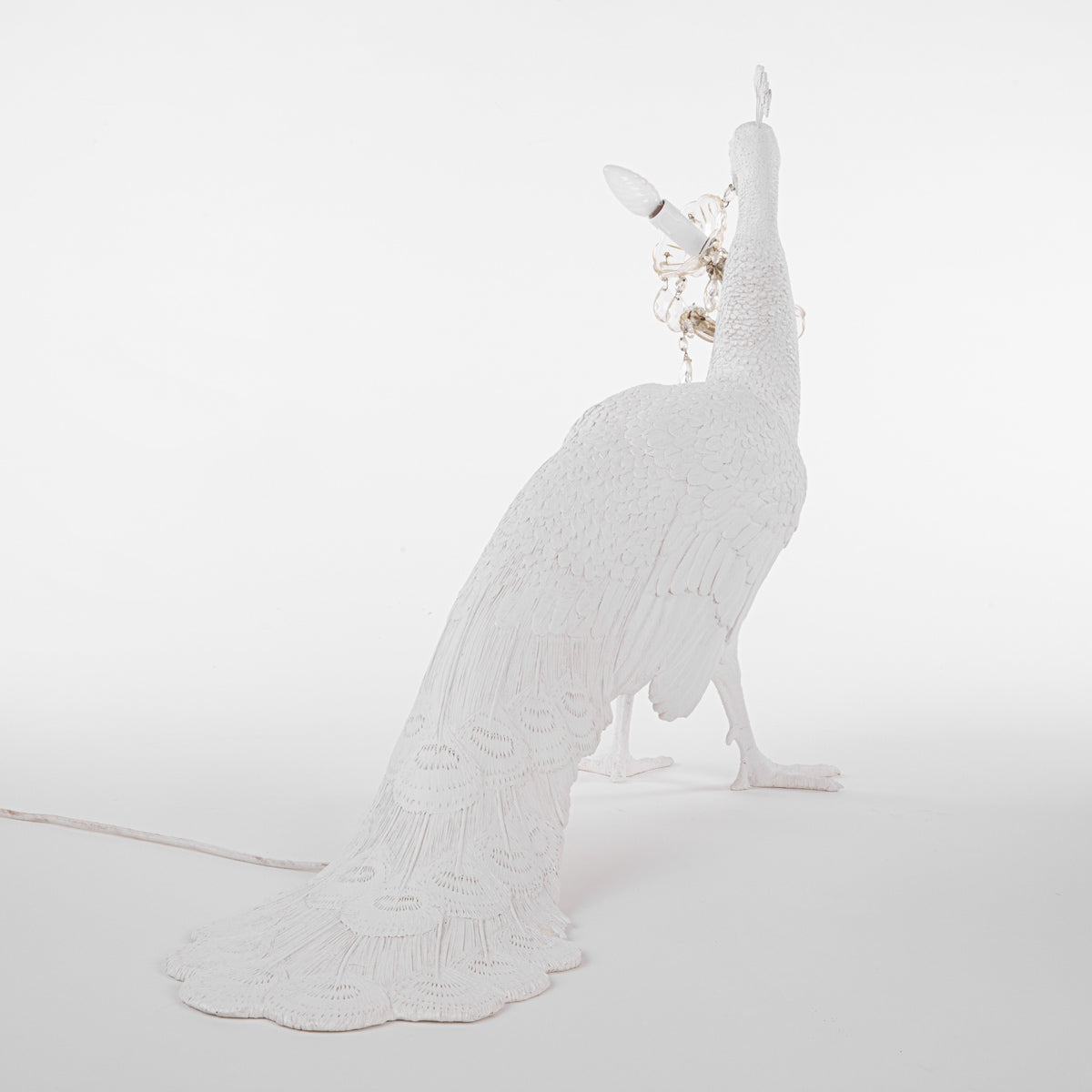 Lampe paon Peacock de Marcantonio - Seletti-vue 4-The Woods Gallery