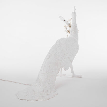 Lampe paon Peacock de Marcantonio - Seletti-vue 4-The Woods Gallery
