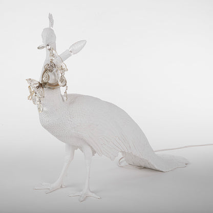 Lampe paon Peacock de Marcantonio - Seletti-vue 3-The Woods Gallery