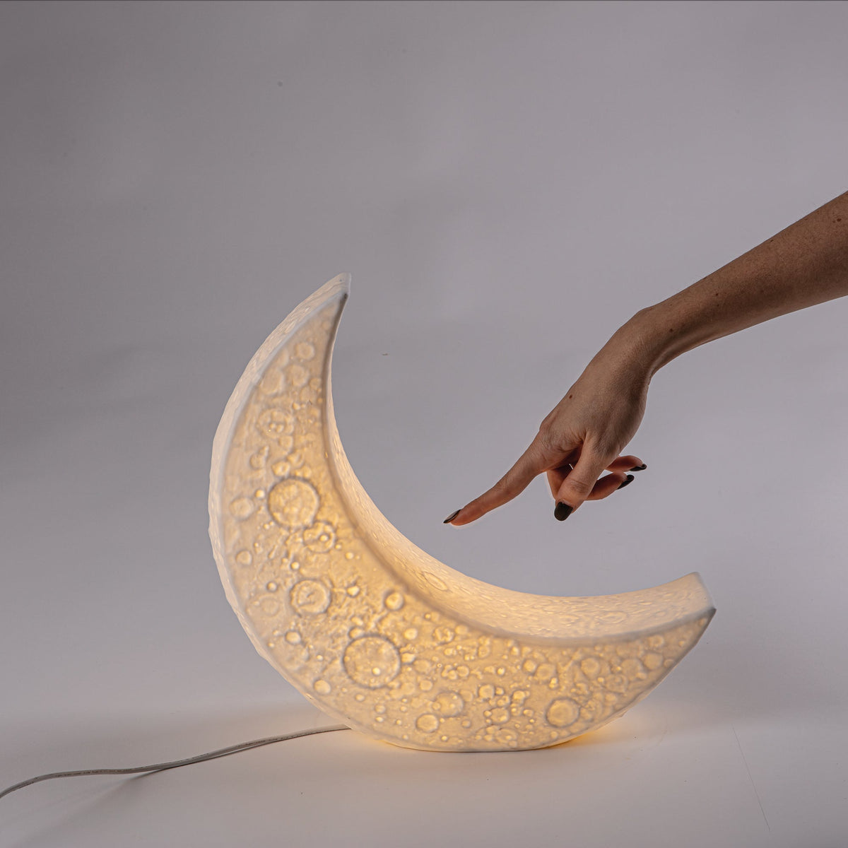 Lampe My Tiny Moon de Marcantonio - Seletti-vue 4-The Woods Gallery