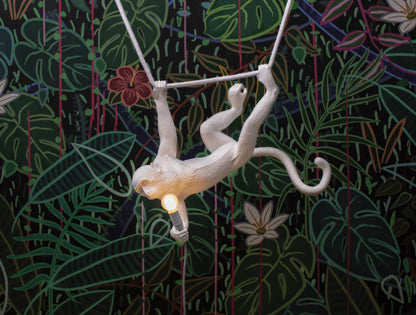 Suspension Monkey Lamp Swing intérieur de Marcantonio - Seletti-vue 2-The Woods Gallery