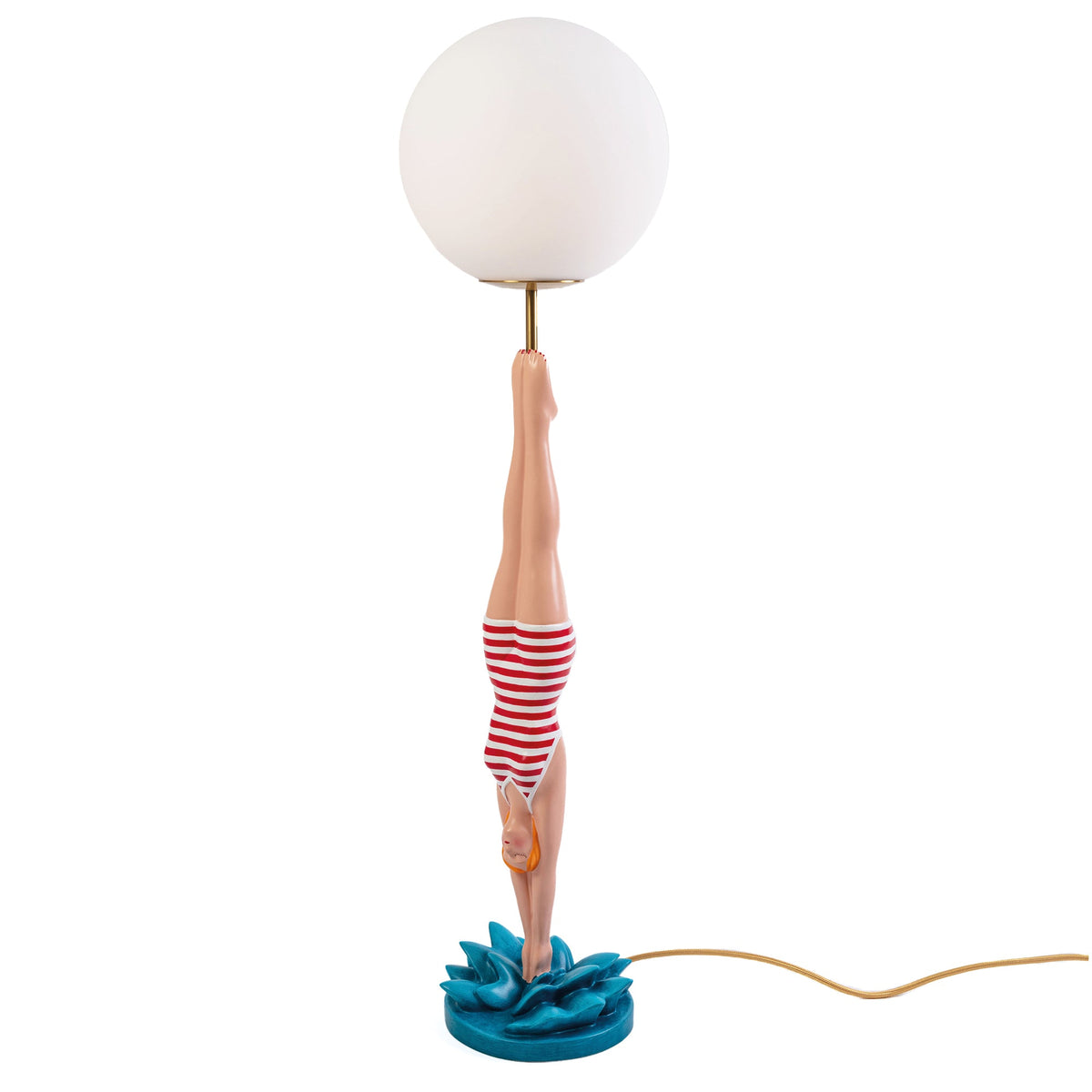 Lampe Lady Diver rouge de Simone Falcetta - Seletti-vue 4-The Woods Gallery