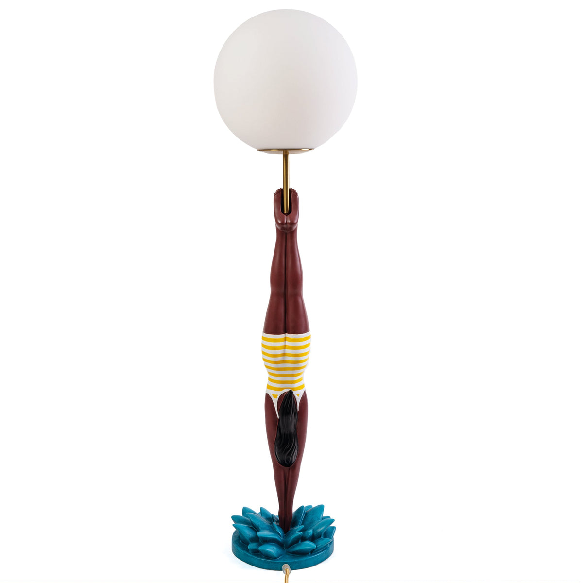 Lampe Lady Diver jaune de Simone Falcetta - Seletti-vue 4-The Woods Gallery