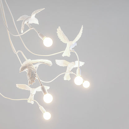Lustre Sparrow Chandelier de Marcantonio - Seletti-vue 4-The Woods Gallery
