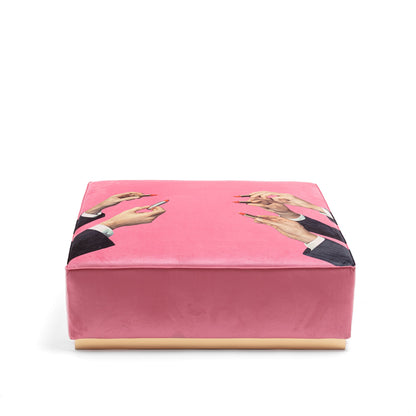 Pouf modulaire Lipsticks Pink de ToiletPaper - Seletti-vue 5-The Woods Gallery