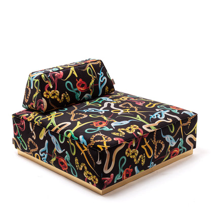 Pouf modulaire Snakes de ToiletPaper - Seletti-vue 4-The Woods Gallery