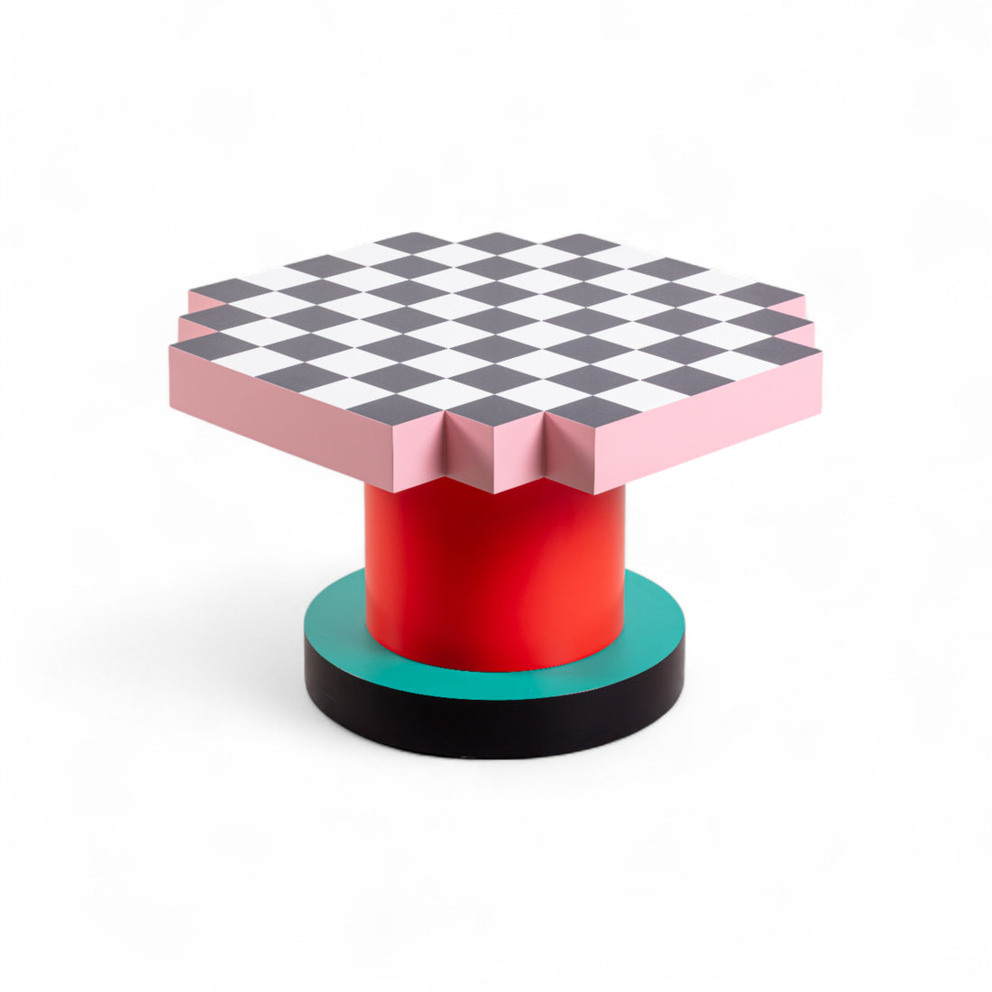 Table basse Super Coffee Table Chessboard de Hello Again - Seletti-vue de trois quarts-The Woods Gallery