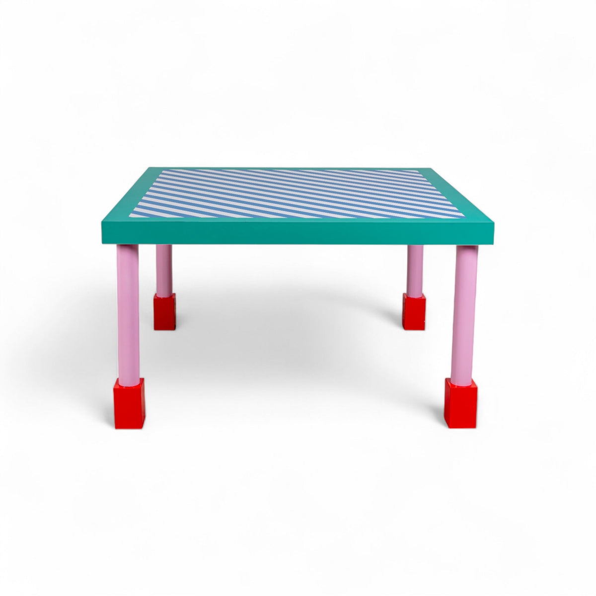 Table carrée Super Table Squared Blue Stripes - Seletti-vue 3-The Woods Gallery