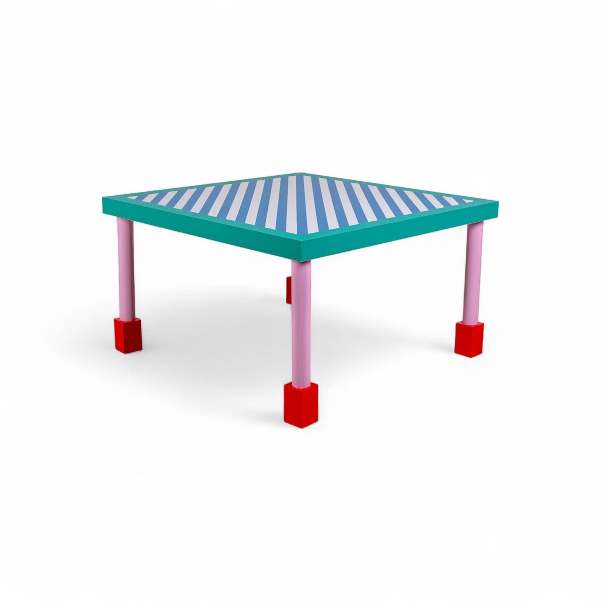 Table carrée Super Table Squared Blue Stripes - Seletti-vue 1-The Woods Gallery