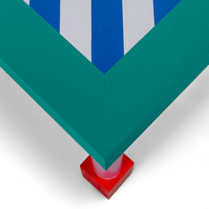 Table carrée Super Table Squared Blue Stripes - Seletti-vue 4-The Woods Gallery