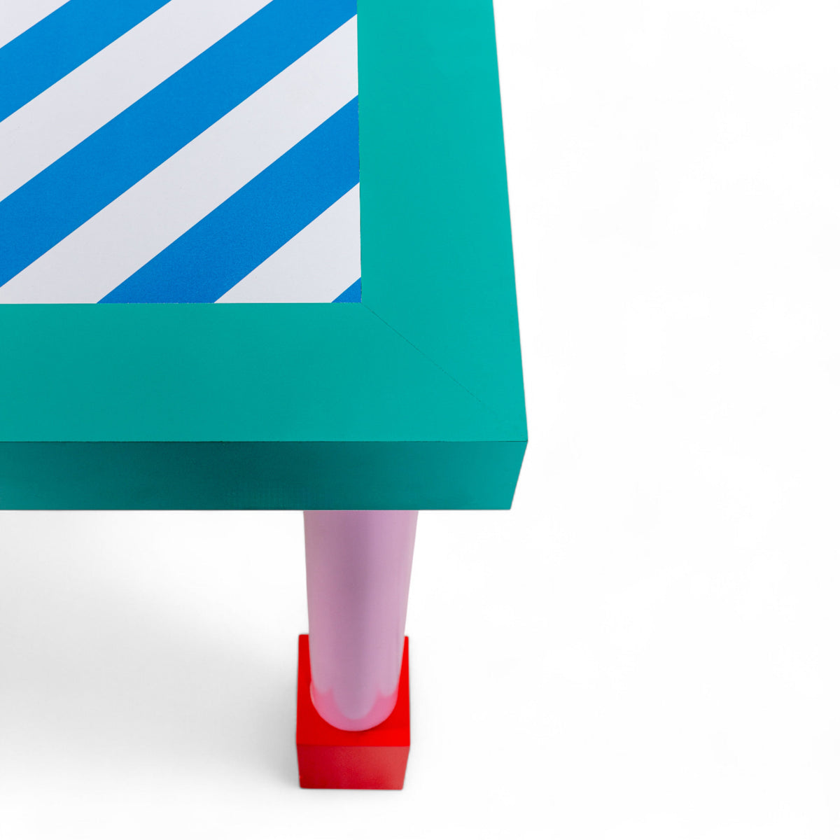 Table carrée Super Table Squared Blue Stripes - Seletti-vue 5-The Woods Gallery