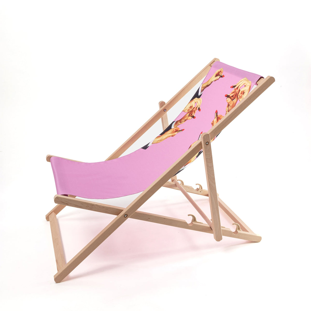 Chaise longue Lipsticks Pink de ToiletPaper - Seletti-vue 9-The Woods Gallery