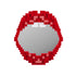 Miroir Pixel Mirror Mouth de Roberto Bruno - Seletti-vue 1-The Woods Gallery