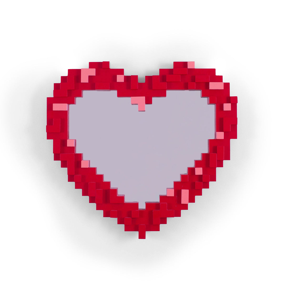 Miroir Pixel Mirror Heart de Roberto Bruno - Seletti-vue 1-The Woods Gallery