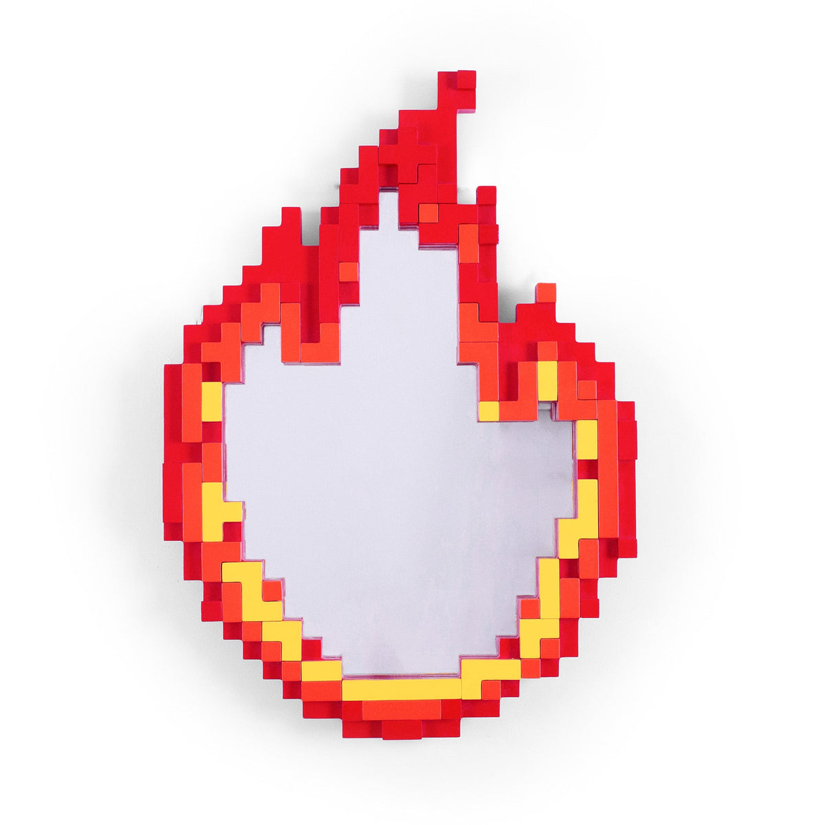 Miroir Pixel Mirror Flame de Roberto Bruno - Seletti-vue 1-The Woods Gallery