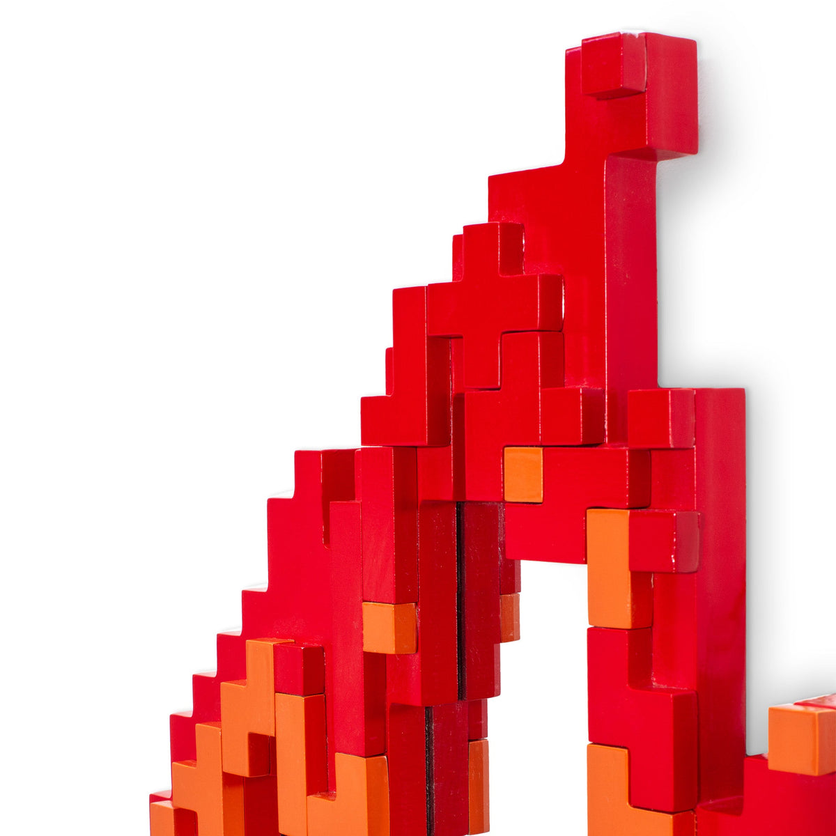 Miroir Pixel Mirror Flame de Roberto Bruno - Seletti-vue 4-The Woods Gallery