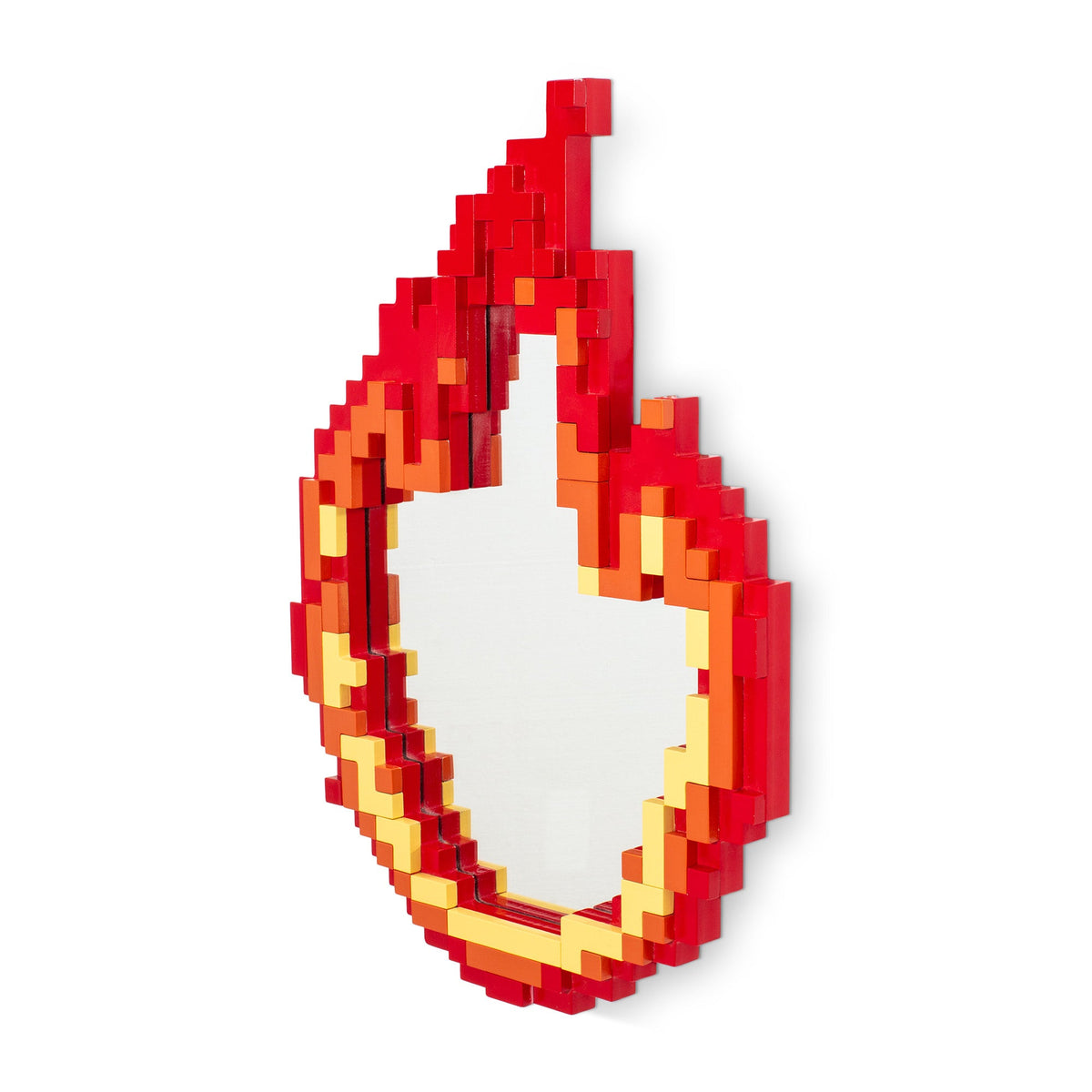 Miroir Pixel Mirror Flame de Roberto Bruno - Seletti-vue 2-The Woods Gallery