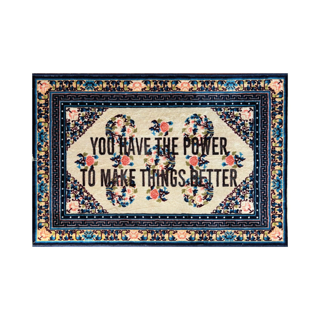 Tapis Burnt Carpet You Have the Power de Loredana Longo - Seletti-vue 1-The Woods Gallery