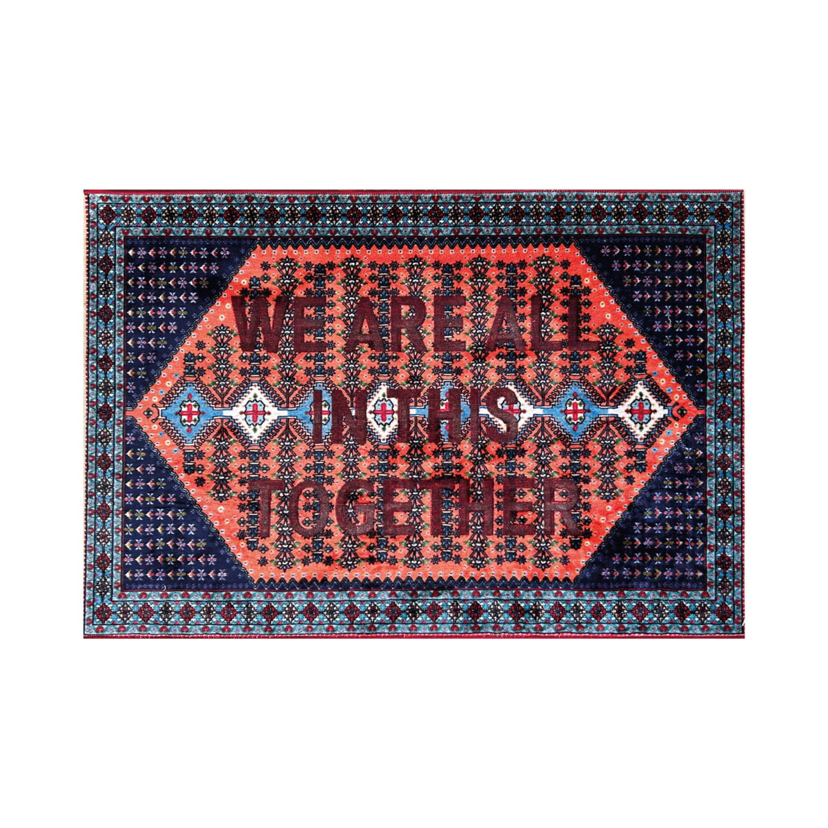 Tapis Burnt Carpet Together 180×120 de Loredana Longo - Seletti-vue 1-The Woods Gallery