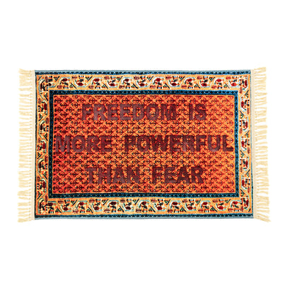 Tapis Burnt Carpet Freedom 80×120 de Loredana Longo - Seletti-vue 1-The Woods Gallery