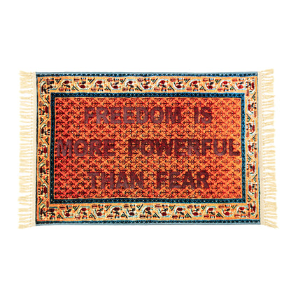 Tapis Burnt Carpet Freedom 80×120 de Loredana Longo - Seletti-vue 1-The Woods Gallery