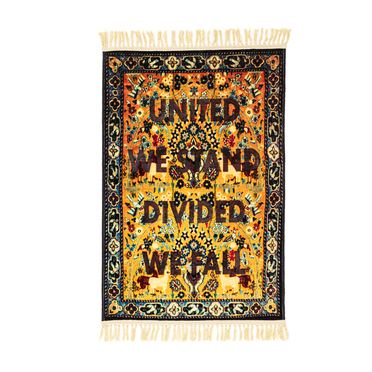 Tapis Burnt Carpet United 80×120 de Loredana Longo - Seletti-vue 1-The Woods Gallery