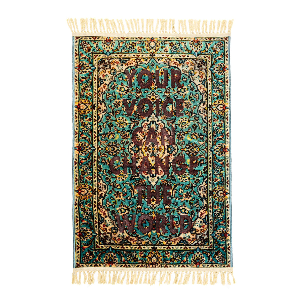 Tapis Burnt Carpet Voice 80×120 de Loredana Longo - Seletti-vue 1-The Woods Gallery