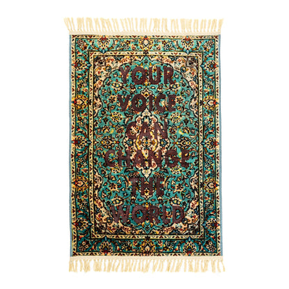 Tapis Burnt Carpet Voice 80×120 de Loredana Longo - Seletti-vue 1-The Woods Gallery