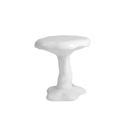 Tabouret Amanita blanc de Marcantonio - Seletti-tabouret champignon blanc, chapeau bombé en guise d&